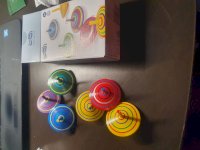 Toupies du stand